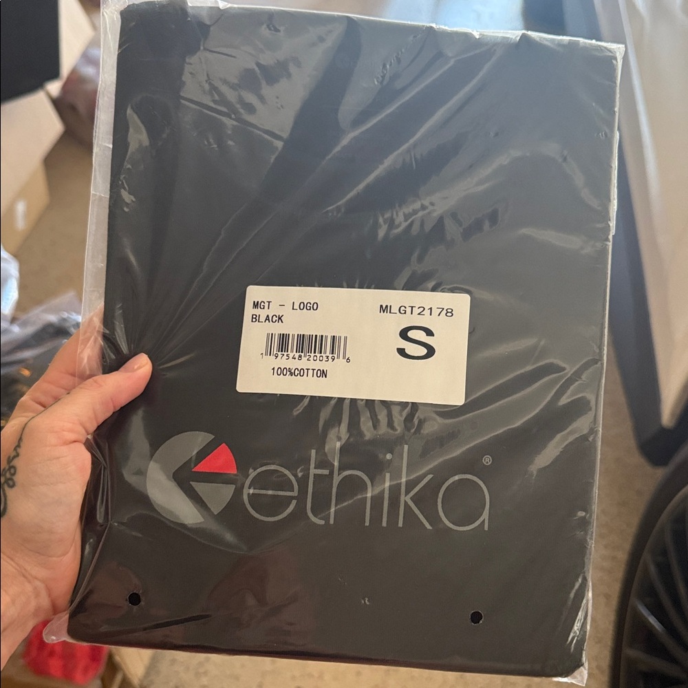 Ethika Black Short Sleeve Tee